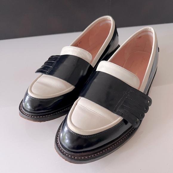 Robert Clergerie Shoes - Robert Clergerie Paris black & white loafers